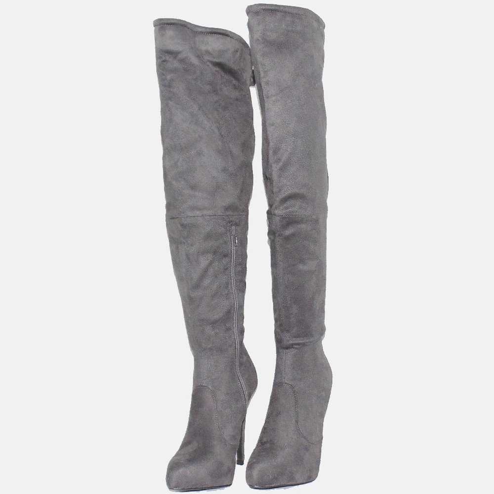 JC Magic Grey Knee High Women's Boots Size 7